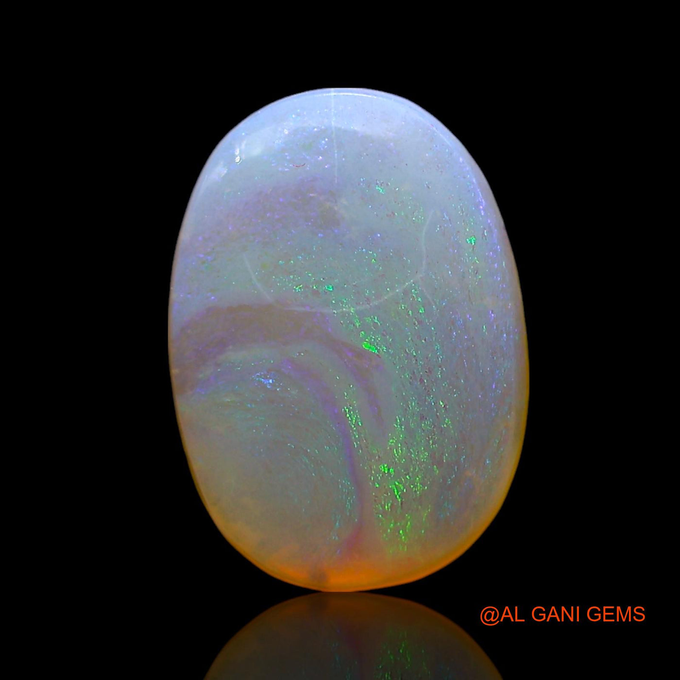 Natural Untreated Doublet Opal Loose Gemstone Oval Cabochon From Australia 4.00 Cts 13x9x4 mm D-221
