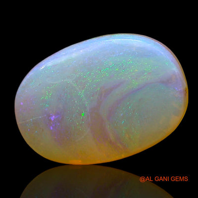 Natural Untreated Doublet Opal Loose Gemstone Oval Cabochon From Australia 4.00 Cts 13x9x4 mm D-221