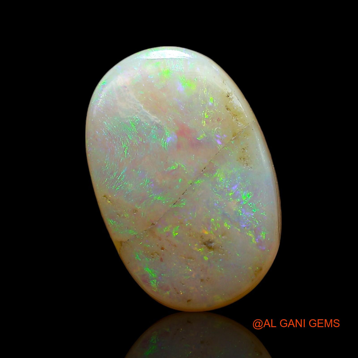 4.00 Cts Natural Australian Doublet Opal Loose Gemstone Oval Cabochon 13x8x5 mm D-223