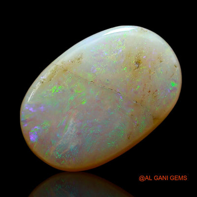 4.00 Cts Natural Australian Doublet Opal Loose Gemstone Oval Cabochon 13x8x5 mm D-223