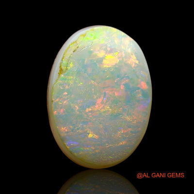 3.00 Cts Unheated Australian Doublet Opal Loose Gemstone Oval Cabochon Natural 12x9x4 mm D-224