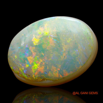 3.00 Cts Unheated Australian Doublet Opal Loose Gemstone Oval Cabochon Natural 12x9x4 mm D-224