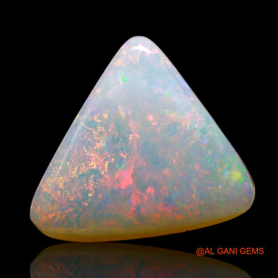 4.00 Cts Unheated Australian Doublet Opal Loose Gemstone Trillion Cabochon Natural 11x10x5 mm D-227