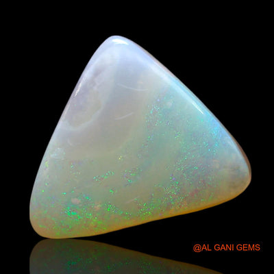 Natural Untreated Doublet Opal Loose Gemstone Trillion Cabochon From Australia 3.00 Cts 12x10x4 mm D-228