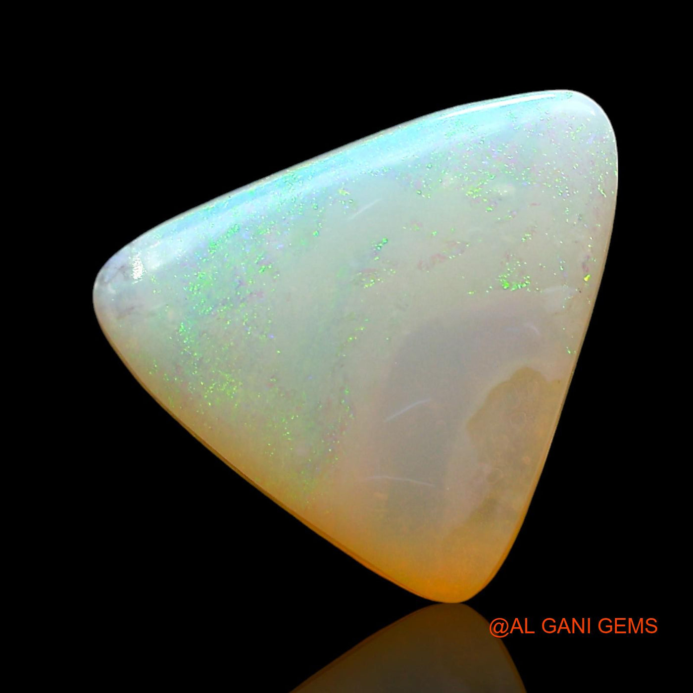 Natural Untreated Doublet Opal Loose Gemstone Trillion Cabochon From Australia 3.00 Cts 12x10x4 mm D-228