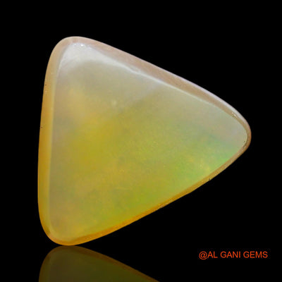 Natural Untreated Doublet Opal Loose Gemstone Trillion Cabochon From Australia 3.00 Cts 12x10x4 mm D-228