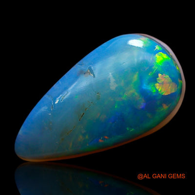3.00 Cts Natural Australian Doublet Opal Pear Cabochon Loose Gemstone For Jewelry 13x7x6 mm D-229