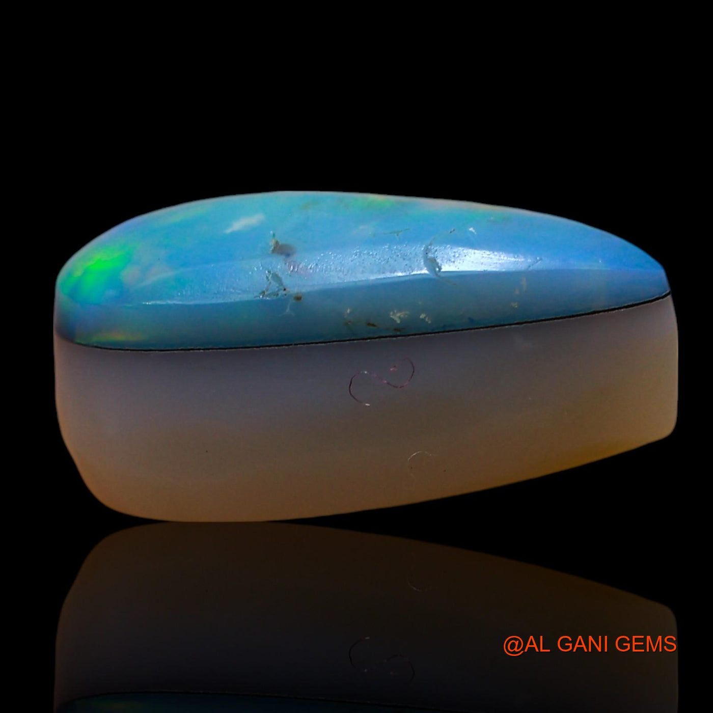 3.00 Cts Natural Australian Doublet Opal Pear Cabochon Loose Gemstone For Jewelry 13x7x6 mm D-229