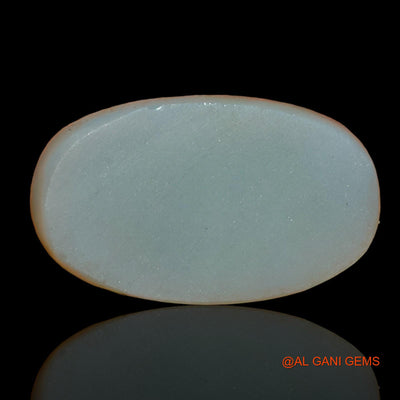 Lab-Created Doublet Opal Gemstone 6.90 Cts Loose Oval Cabochon From Australia 18x10x4 mm D-22