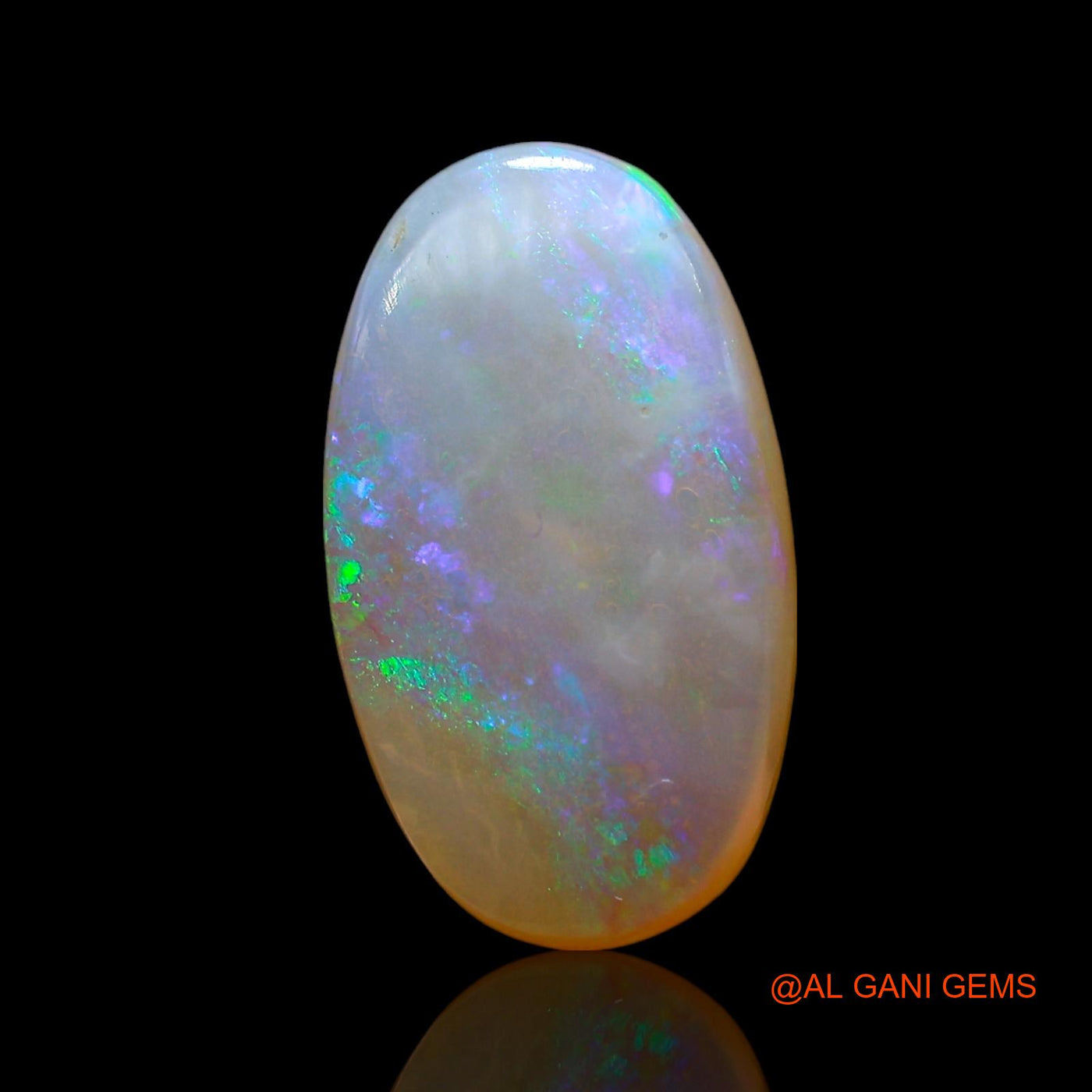 3.00 Cts Unheated Australian Doublet Opal Loose Gemstone Oval Cabochon Natural 13x7x5 mm D-230