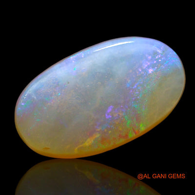3.00 Cts Unheated Australian Doublet Opal Loose Gemstone Oval Cabochon Natural 13x7x5 mm D-230