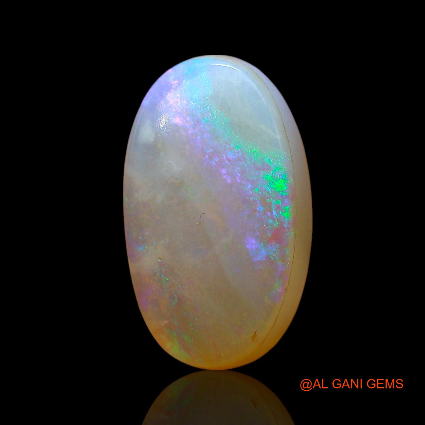 3.00 Cts Unheated Australian Doublet Opal Loose Gemstone Oval Cabochon Natural 13x7x5 mm D-230