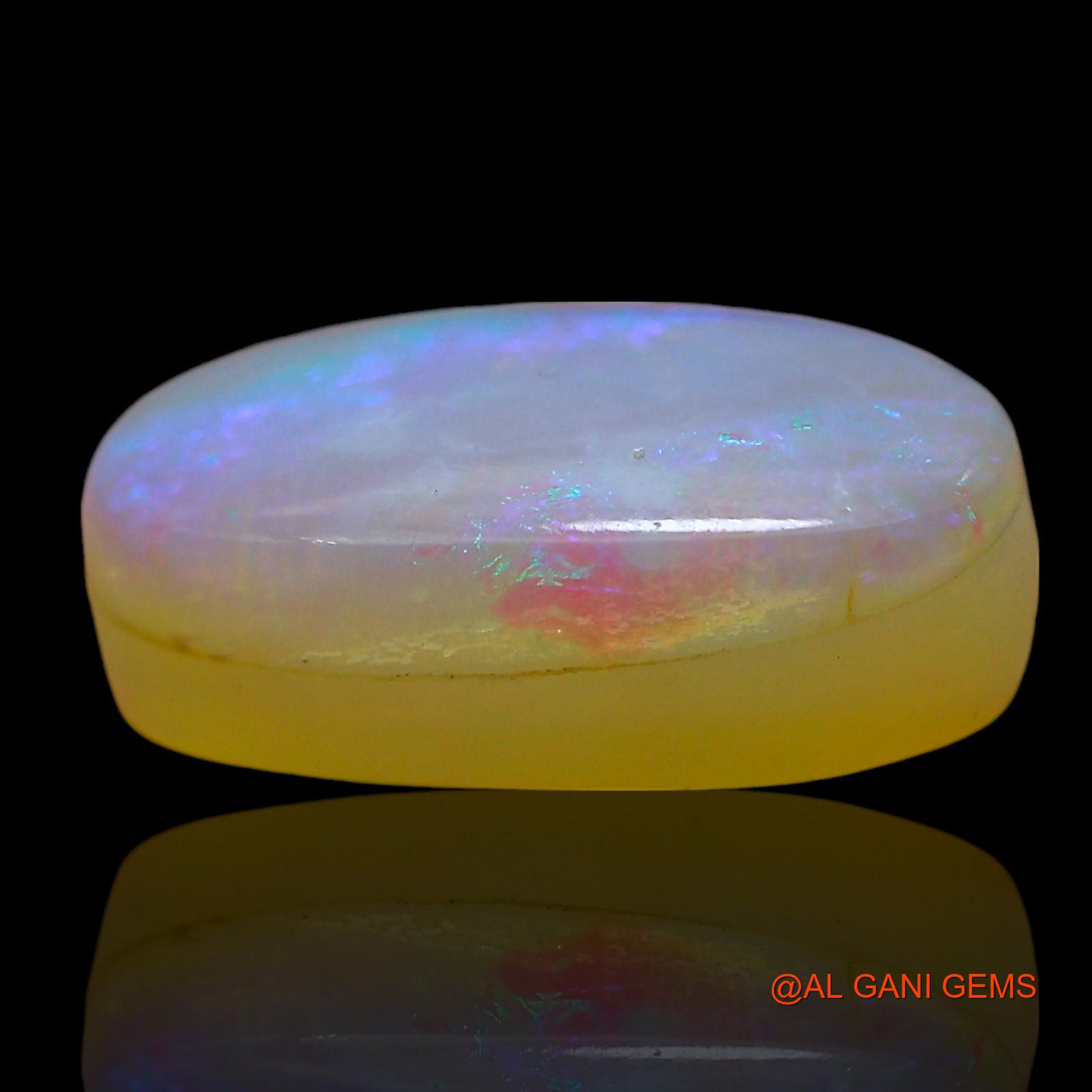 3.00 Cts Unheated Australian Doublet Opal Loose Gemstone Oval Cabochon Natural 13x7x5 mm D-230