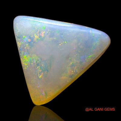 Natural Doublet Opal Gemstone 3.00 Cts Loose Trillion Cabochon From Australia 10x10x5 mm D-231