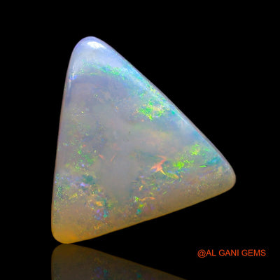 Natural Doublet Opal Gemstone 3.00 Cts Loose Trillion Cabochon From Australia 10x10x5 mm D-231