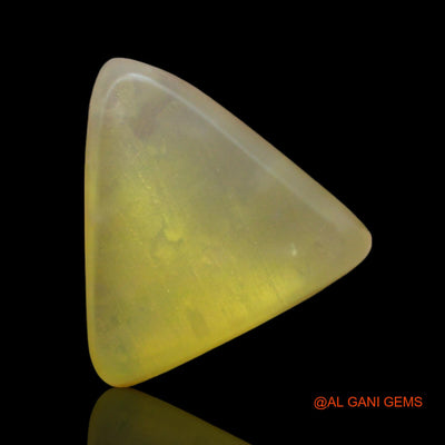 Natural Doublet Opal Gemstone 3.00 Cts Loose Trillion Cabochon From Australia 10x10x5 mm D-231