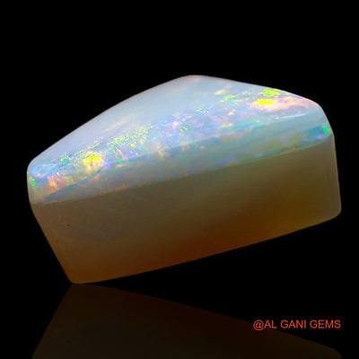 Natural Untreated Doublet Opal Loose Gemstone Trillion Cabochon From Australia 3.00 Cts 12x8x5 mm D-233