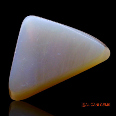 Natural Untreated Doublet Opal Loose Gemstone Trillion Cabochon From Australia 3.00 Cts 12x8x5 mm D-233