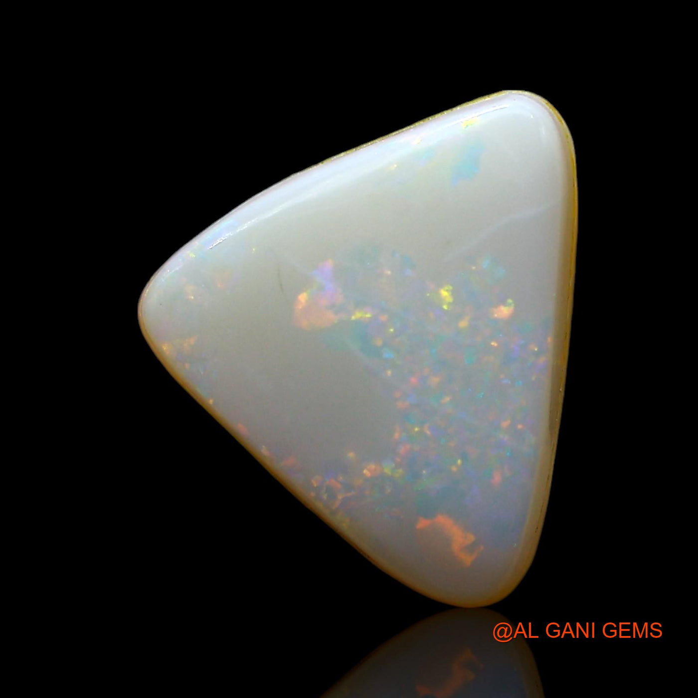 3.00 Cts Natural Australian Doublet Opal Loose Gemstone Trillion Cabochon 11x9x5 mm D-234