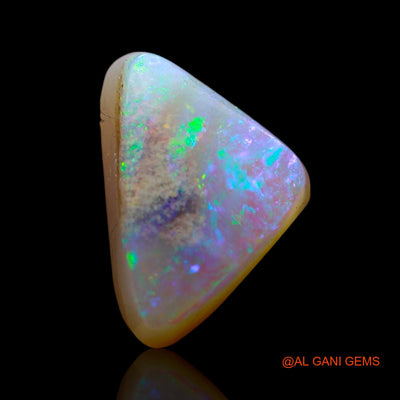 3.00 Cts Natural Australian Doublet Opal Loose Gemstone Trillion Cabochon 12x8x6 mm D-235