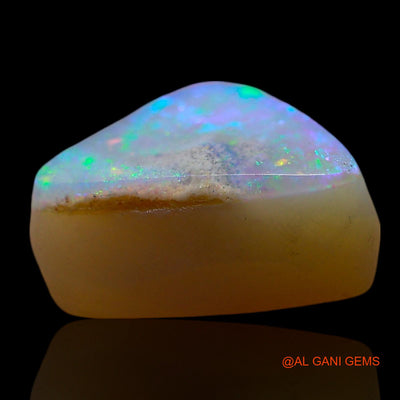 3.00 Cts Natural Australian Doublet Opal Loose Gemstone Trillion Cabochon 12x8x6 mm D-235
