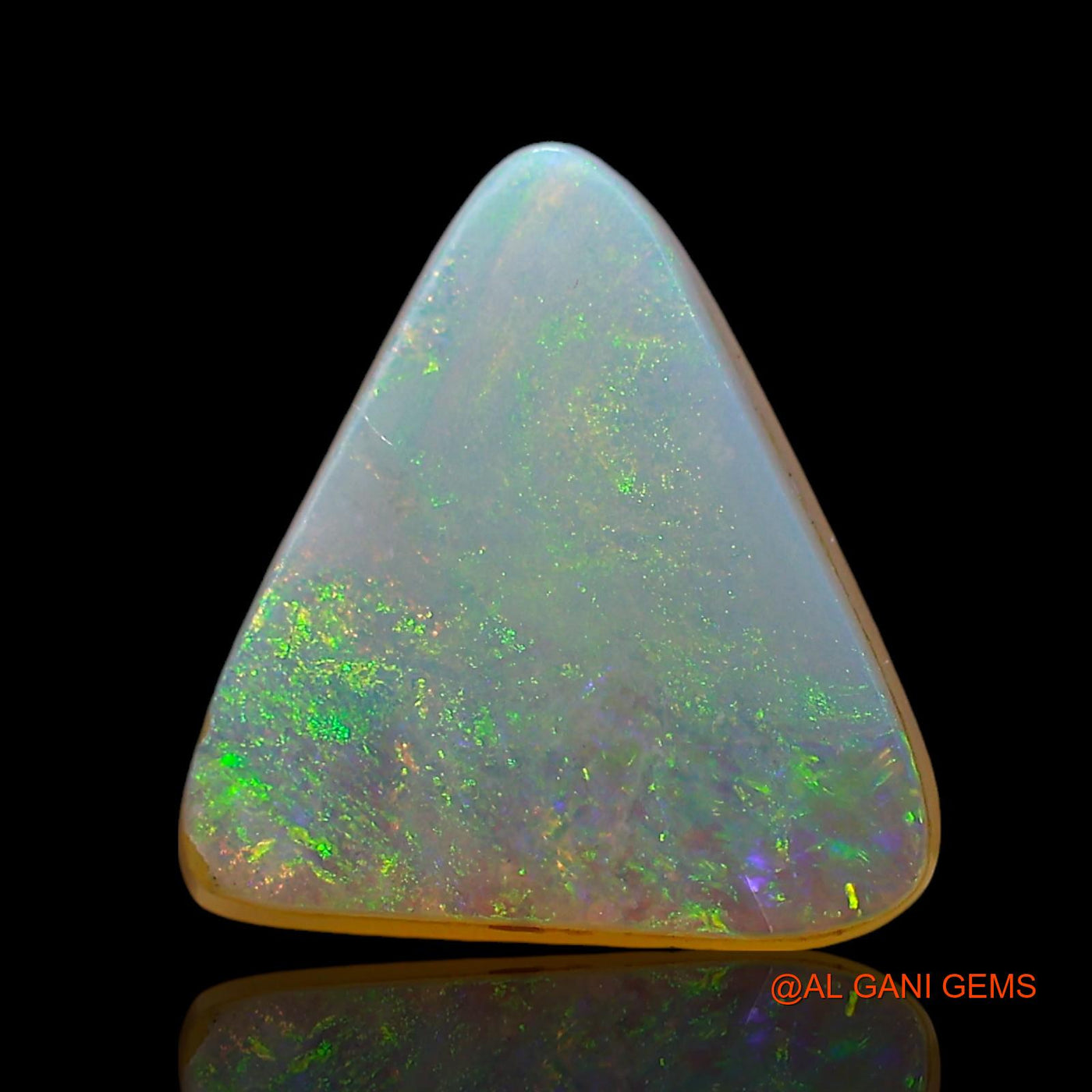 2.00 Cts Natural Australian Doublet Opal Loose Gemstone Trillion Cabochon 10x10x3 mm D-236