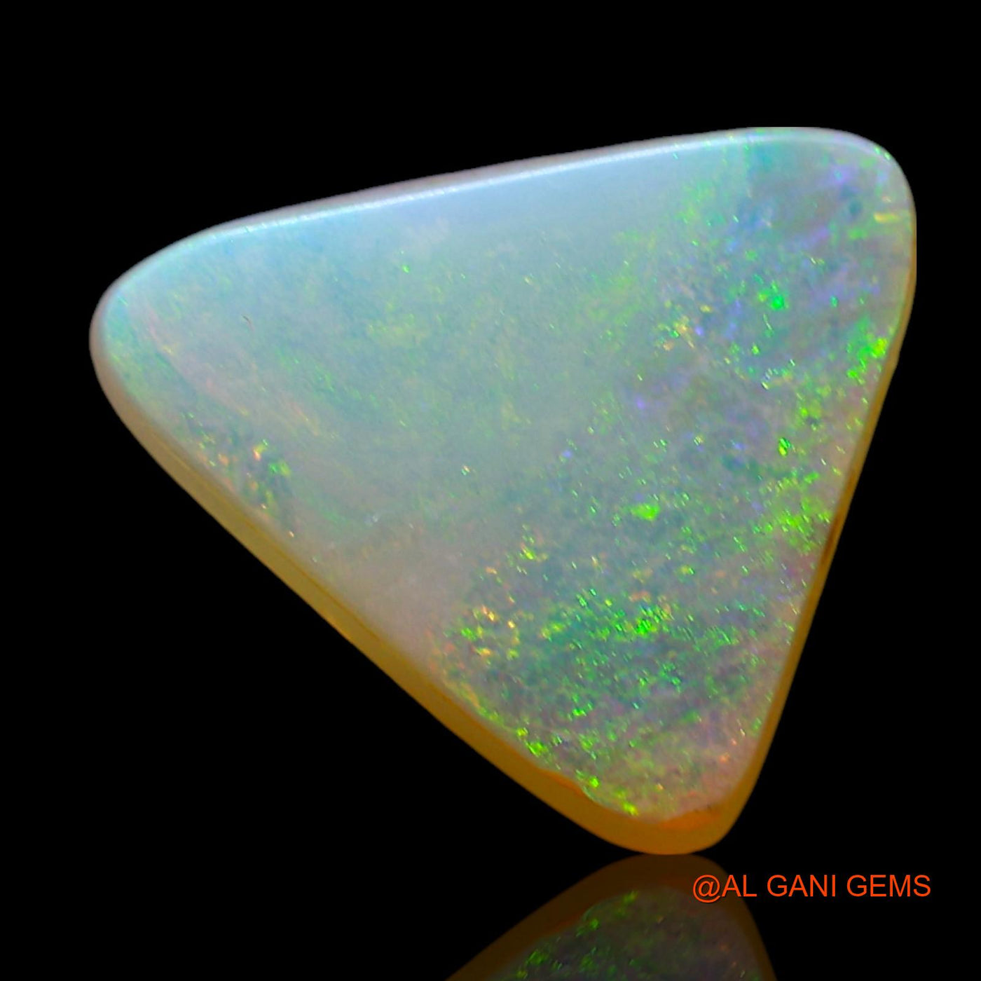 2.00 Cts Natural Australian Doublet Opal Loose Gemstone Trillion Cabochon 10x10x3 mm D-236