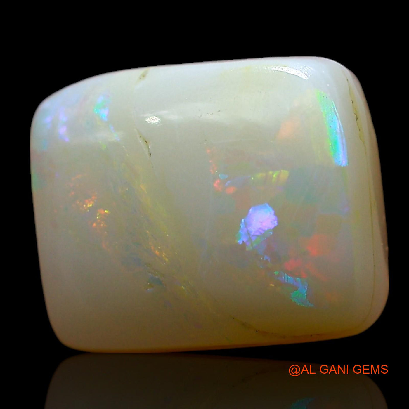 3.00 Cts Natural Australian Doublet Opal Square Cabochon Loose Gemstone For Jewelry 10x8x2 mm D-237