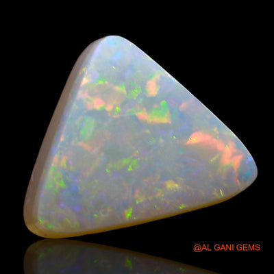 Natural Doublet Opal Gemstone 3.00 Cts Loose Trillion Cabochon From Australia 11x9x5 mm D-238