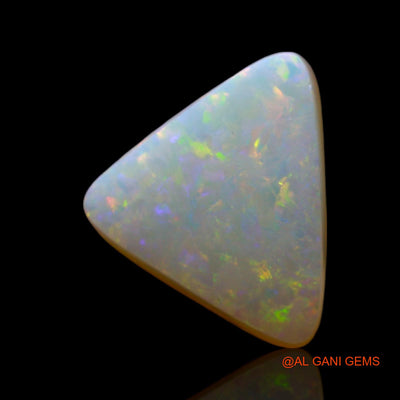 Natural Doublet Opal Gemstone 3.00 Cts Loose Trillion Cabochon From Australia 11x9x5 mm D-238
