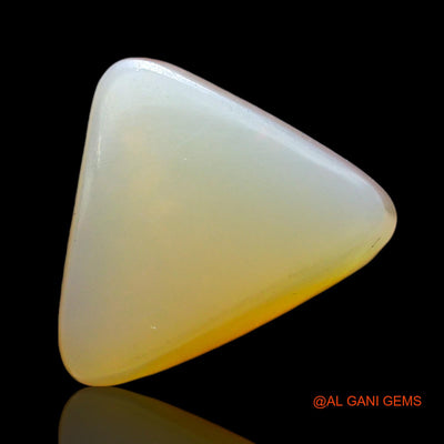 Natural Doublet Opal Gemstone 3.00 Cts Loose Trillion Cabochon From Australia 11x9x5 mm D-238