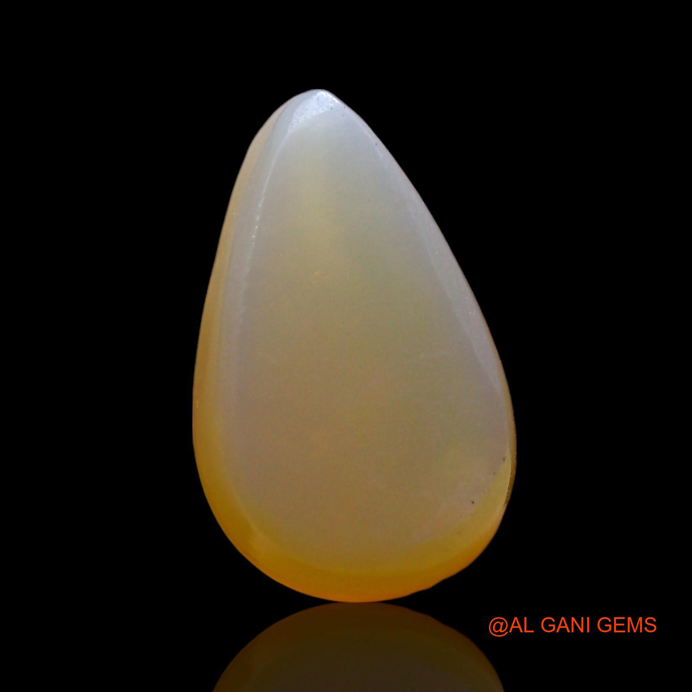 Natural Untreated Doublet Opal Loose Gemstone Pear Cabochon From Australia 3.00 Cts 12x7x5 mm D-239
