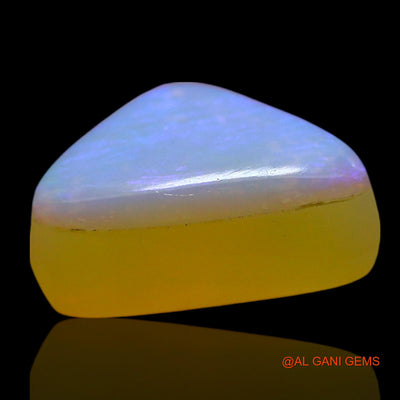 3.00 Cts Natural Australian Doublet Opal Loose Gemstone Trillion Cabochon 12x9x5 mm D-243