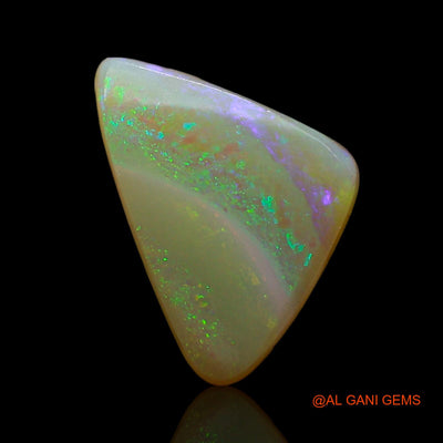 2.00 Cts Natural Australian Doublet Opal Loose Gemstone Trillion Cabochon 11x7x4 mm D-245