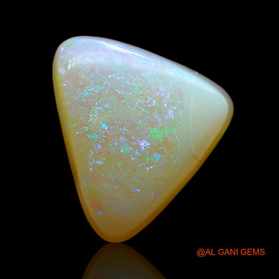 Natural Doublet Opal Gemstone 3.00 Cts Loose Trillion Cabochon From Australia 10x8x5 mm D-246