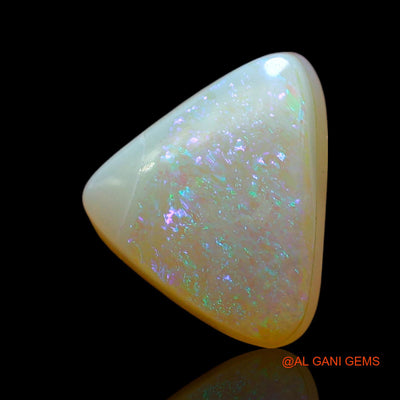 Natural Doublet Opal Gemstone 3.00 Cts Loose Trillion Cabochon From Australia 10x8x5 mm D-246