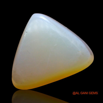 Natural Doublet Opal Gemstone 3.00 Cts Loose Trillion Cabochon From Australia 10x8x5 mm D-246