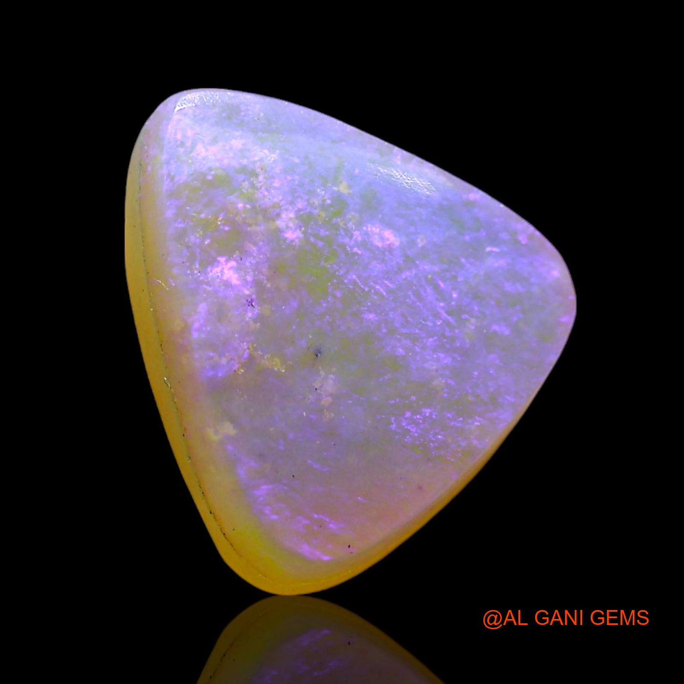 2.00 Cts Natural Australian Doublet Opal Loose Gemstone Trillion Cabochon 10x9x3 mm D-247