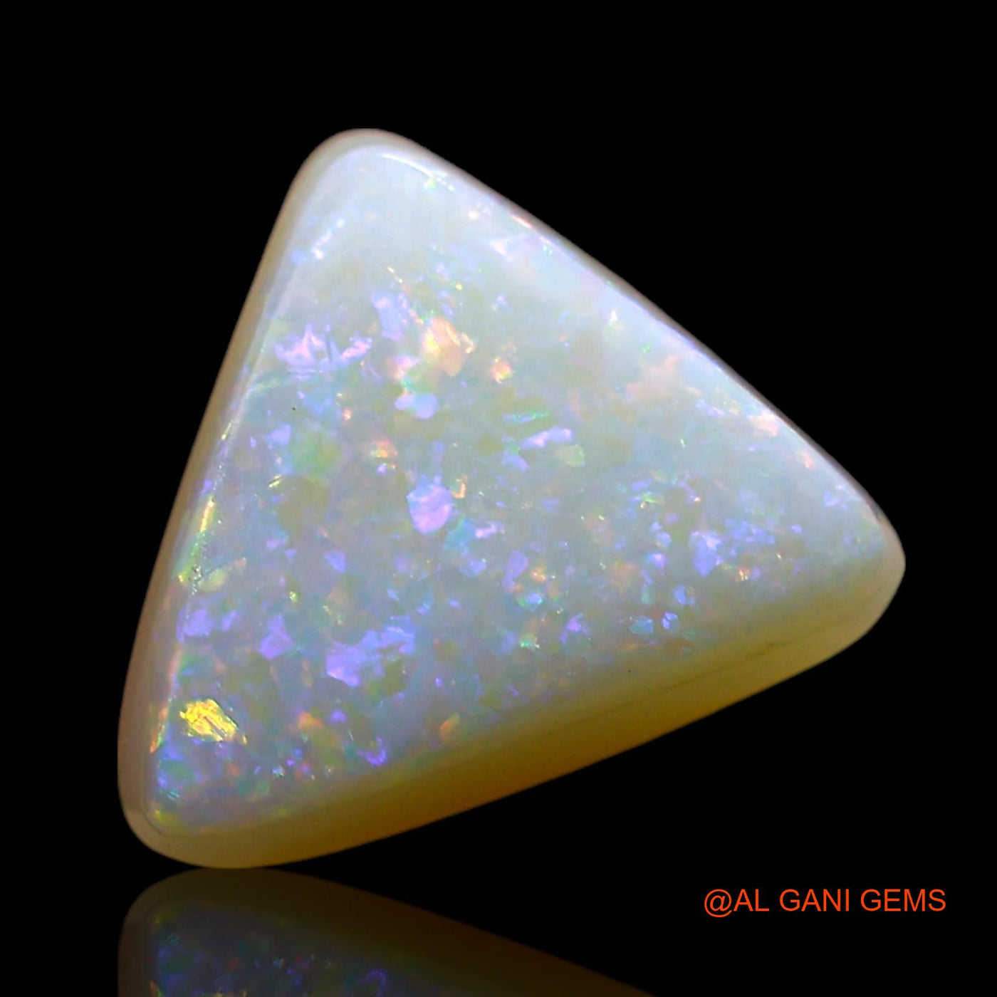 3.00 Cts Natural Australian Doublet Opal Loose Gemstone Trillion Cabochon 10x9x5 mm D-248