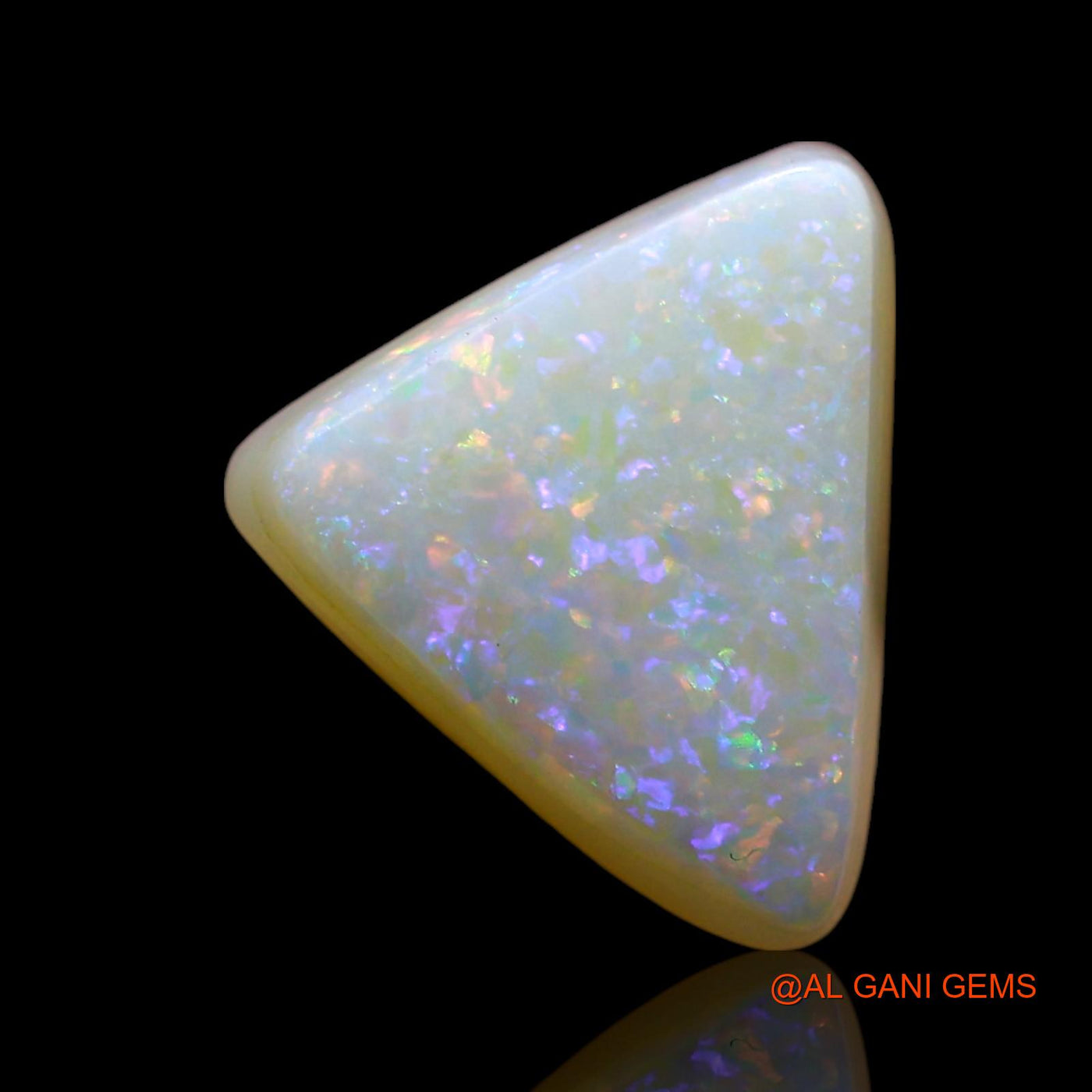 3.00 Cts Natural Australian Doublet Opal Loose Gemstone Trillion Cabochon 10x9x5 mm D-248