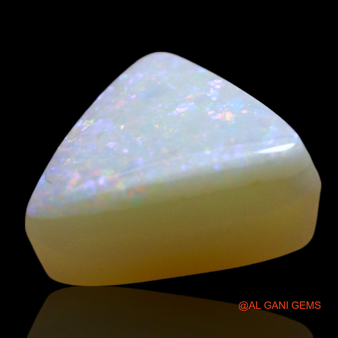 3.00 Cts Natural Australian Doublet Opal Loose Gemstone Trillion Cabochon 10x9x5 mm D-248