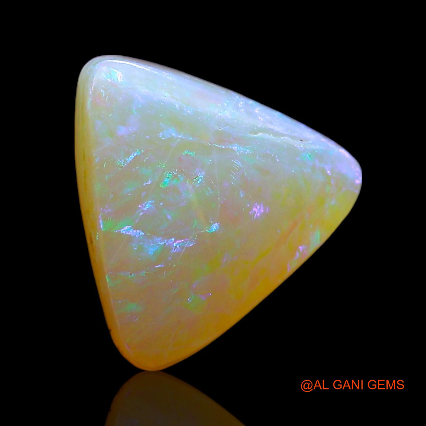 2.00 Cts Unheated Australian Doublet Opal Loose Gemstone Trillion Cabochon Natural 9x9x4 mm D-249