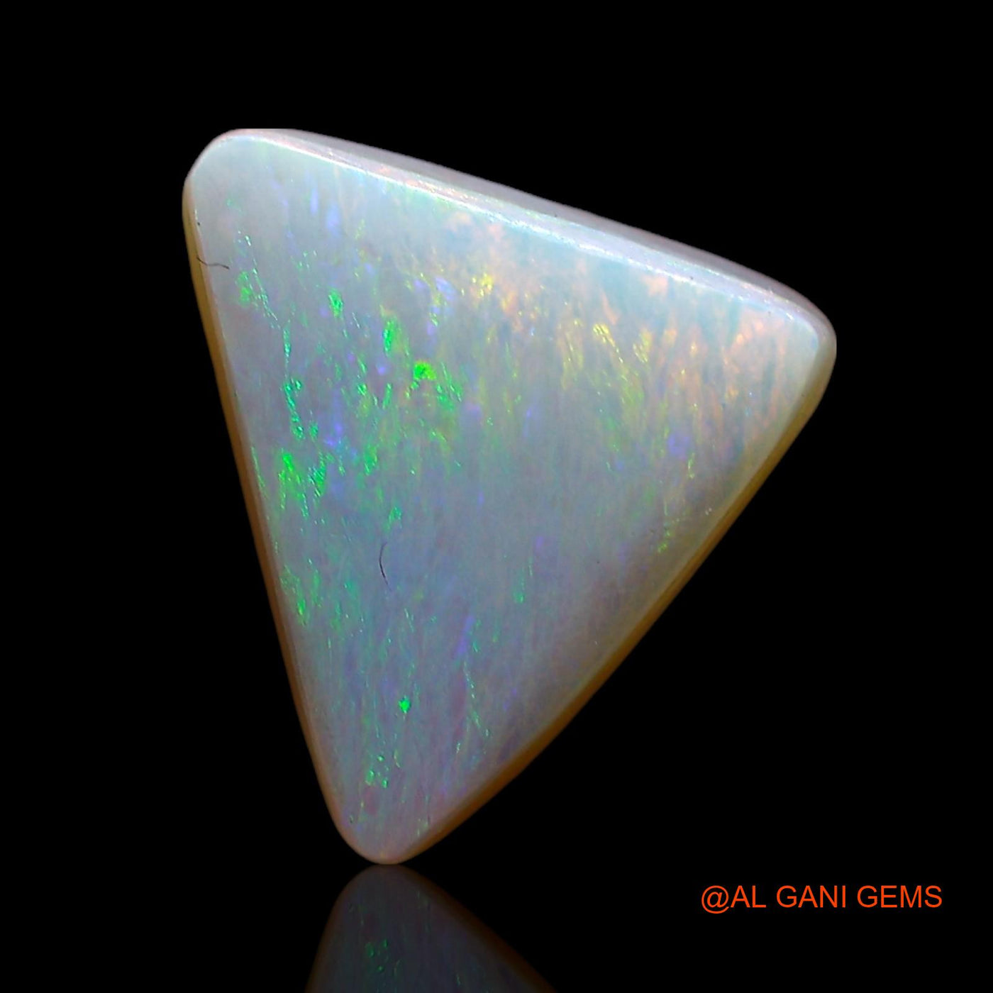 2.00 Cts Natural Australian Doublet Opal Loose Gemstone Trillion Cabochon 10x9x4 mm D-250