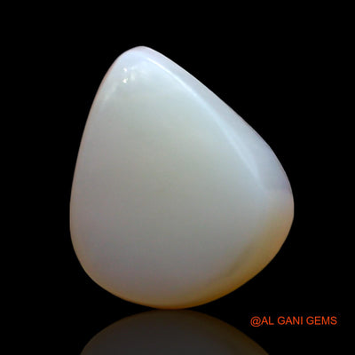 Natural Doublet Opal Gemstone 3.00 Cts Loose Pear Cabochon From Australia 10x9x5 mm D-251