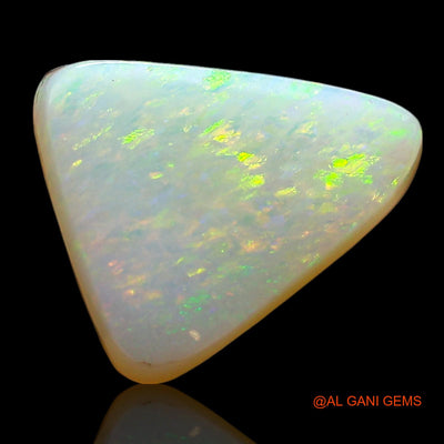 1.00 Cts Natural Australian Doublet Opal Trillion Cabochon Loose Gemstone For Jewelry 10x8x3 mm D-253