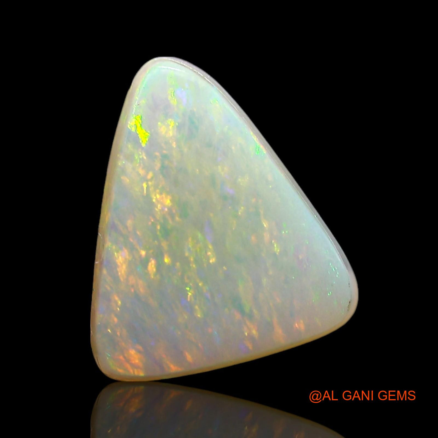 1.00 Cts Natural Australian Doublet Opal Trillion Cabochon Loose Gemstone For Jewelry 10x8x3 mm D-253