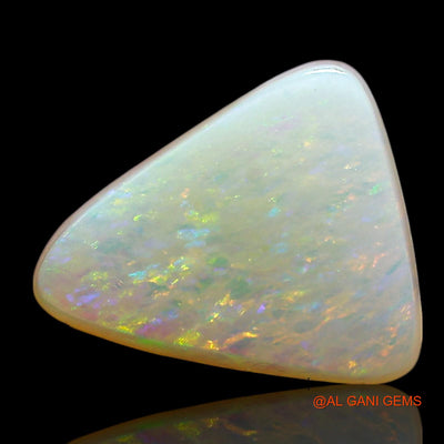 1.00 Cts Natural Australian Doublet Opal Trillion Cabochon Loose Gemstone For Jewelry 10x8x3 mm D-253