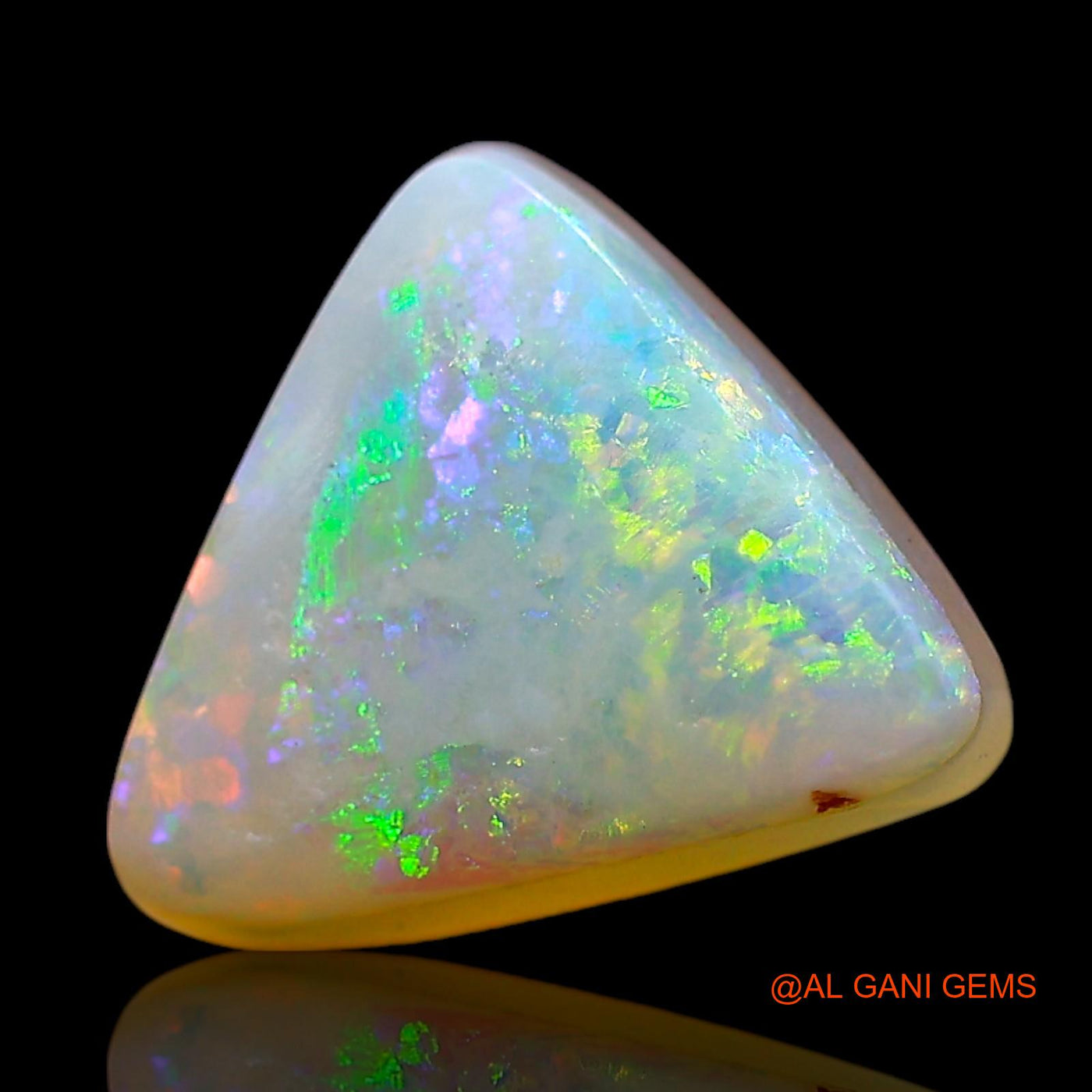 2.00 Cts Unheated Australian Doublet Opal Loose Gemstone Trillion Cabochon Natural 10x8x4 mm D-255