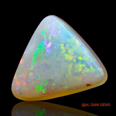 2.00 Cts Unheated Australian Doublet Opal Loose Gemstone Trillion Cabochon Natural 10x8x4 mm D-255