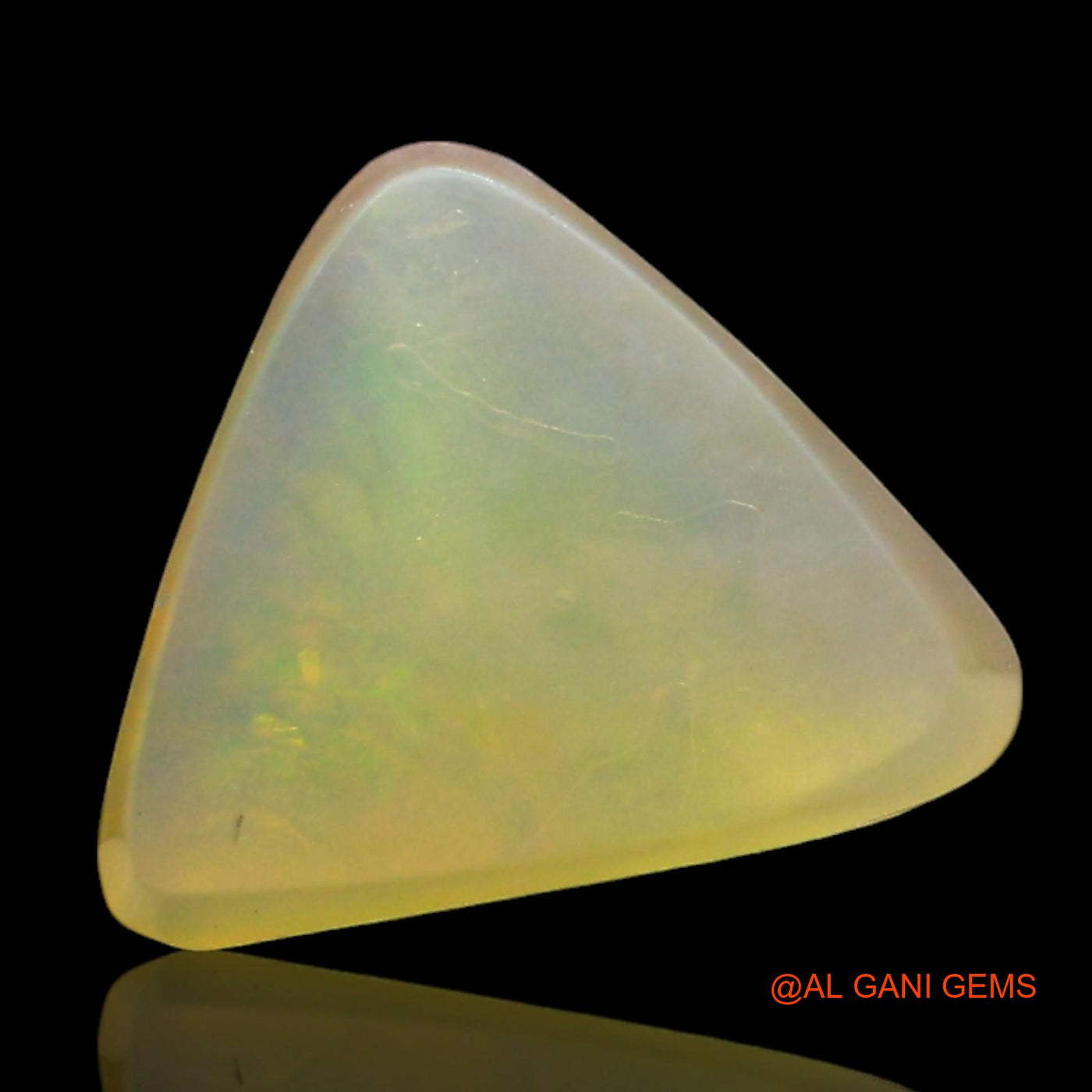 2.00 Cts Unheated Australian Doublet Opal Loose Gemstone Trillion Cabochon Natural 10x8x4 mm D-255